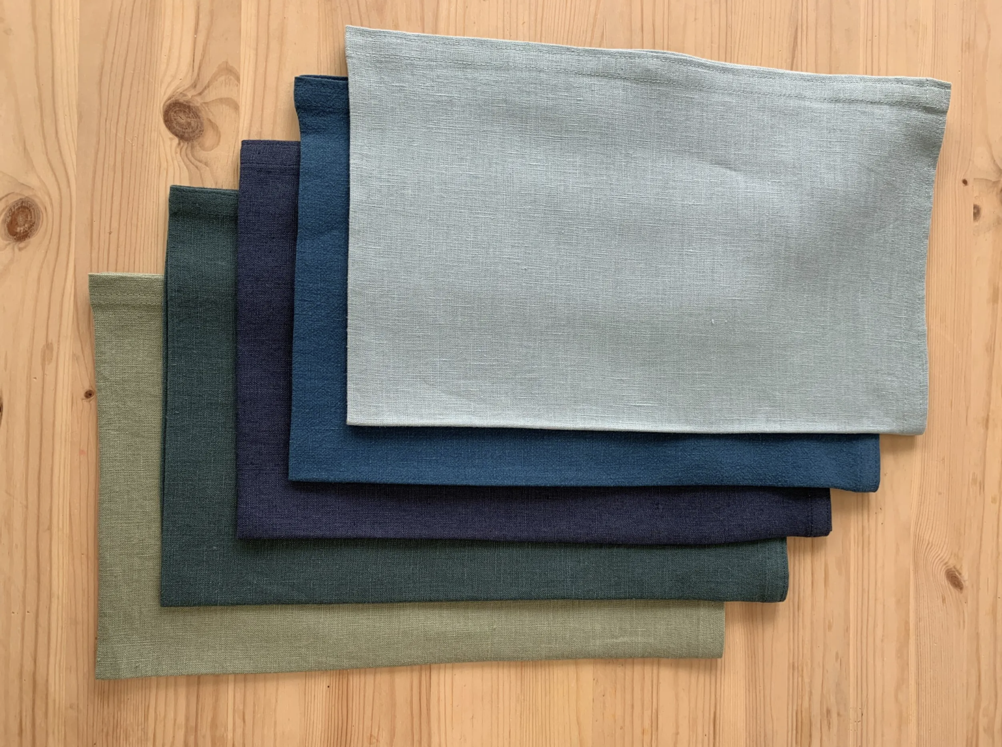 handmade linen napkins for B&B