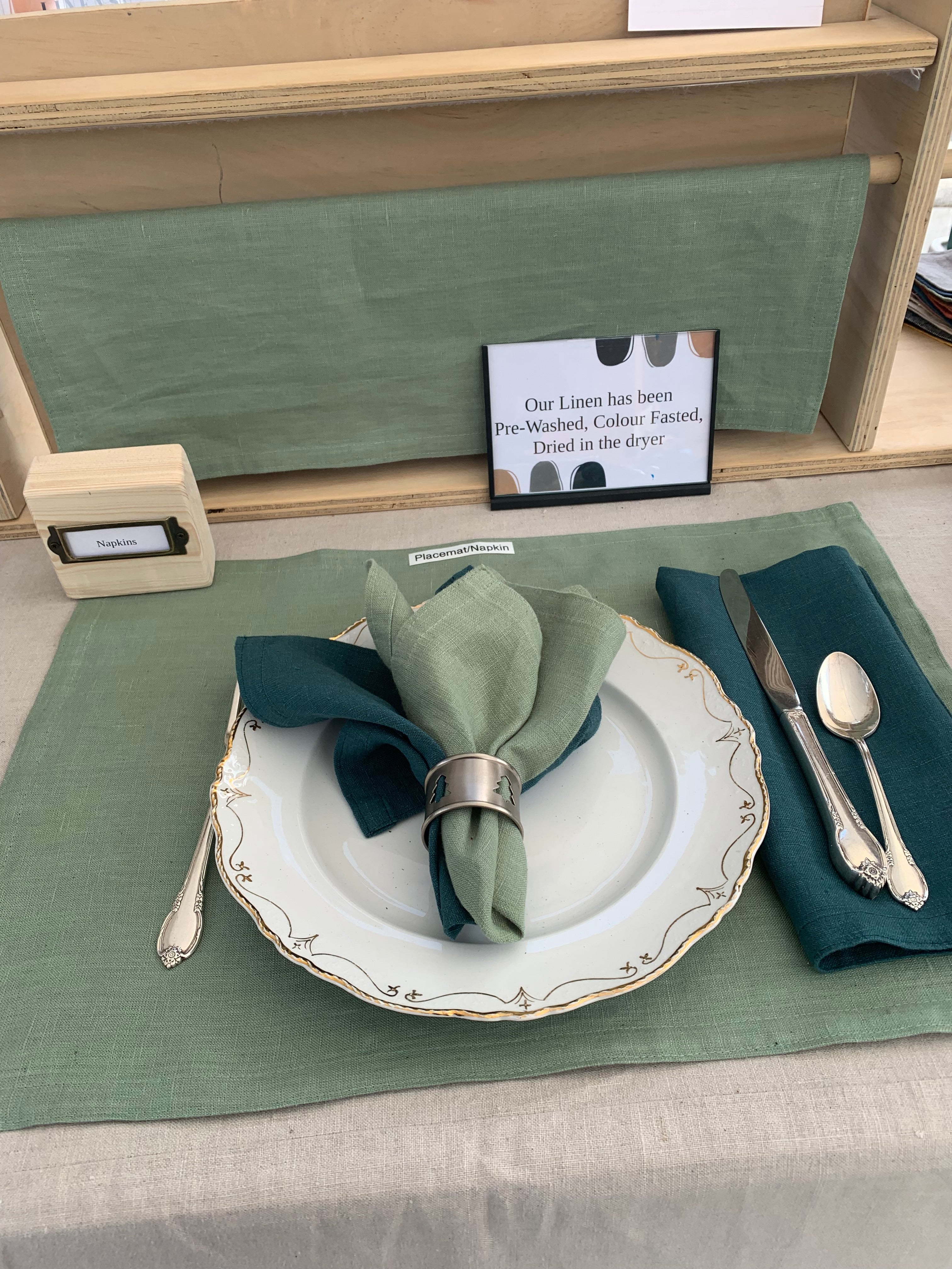 personalized linen napkins for weddings