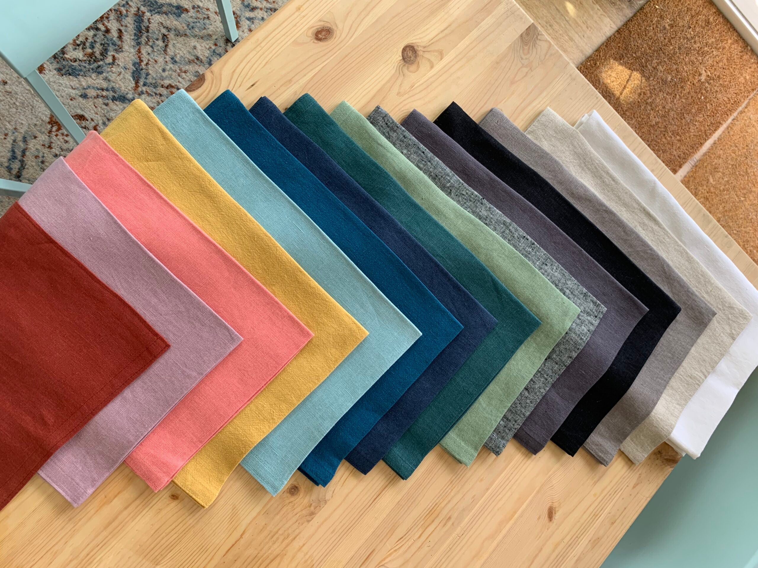 washable linen napkins restaurant BC